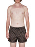 Brown nylon Fendi shorts