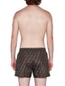 Brown nylon Fendi shorts