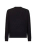 Pullover in cotone FF nero