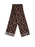 Sciarpa in cashmere marrone FF