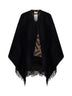 Poncho in Multicolor FF Cashmere and Wool