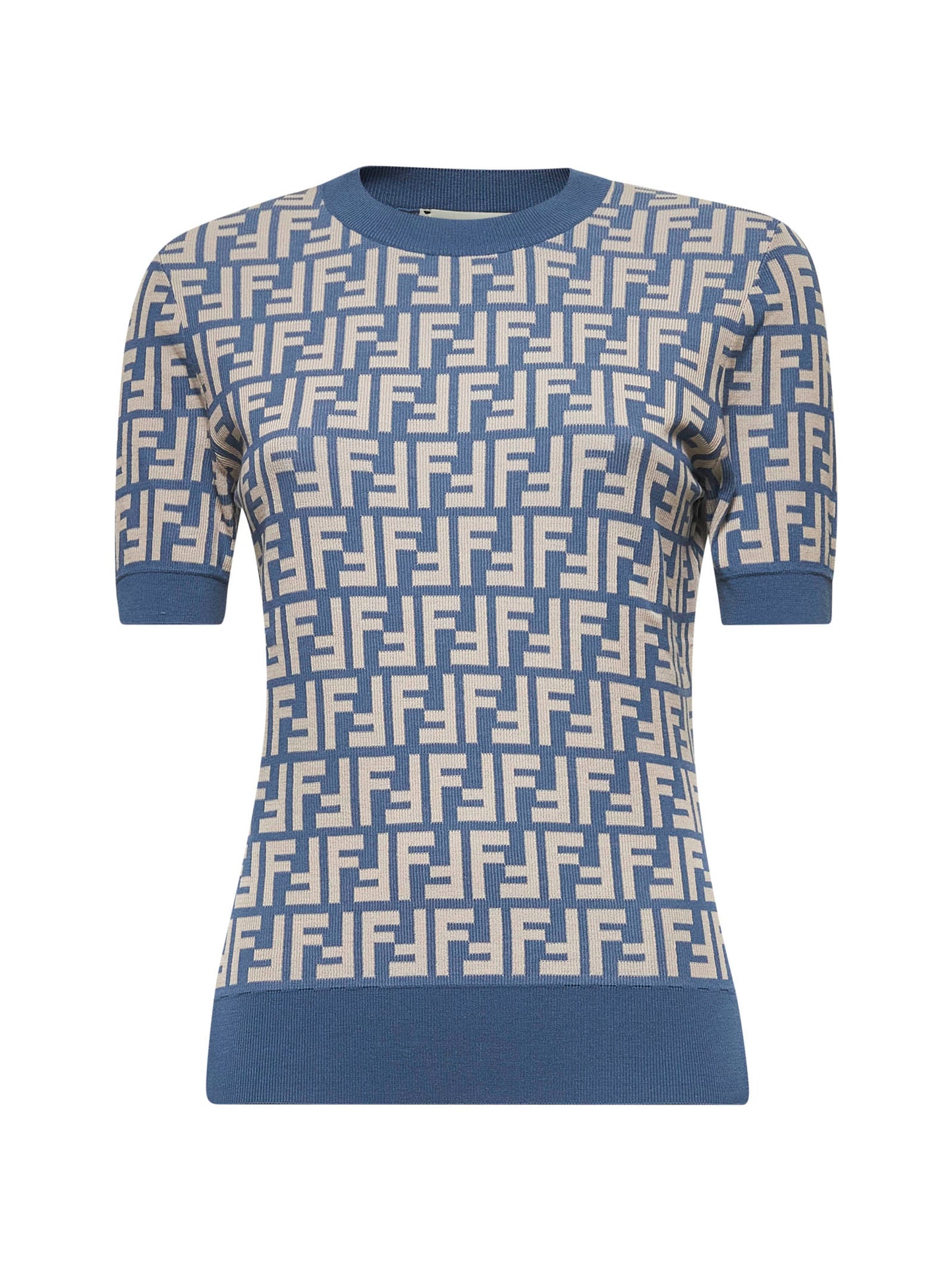 Blue FF cotton sweater