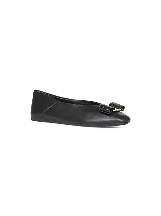 Black Vara bow ballet flats