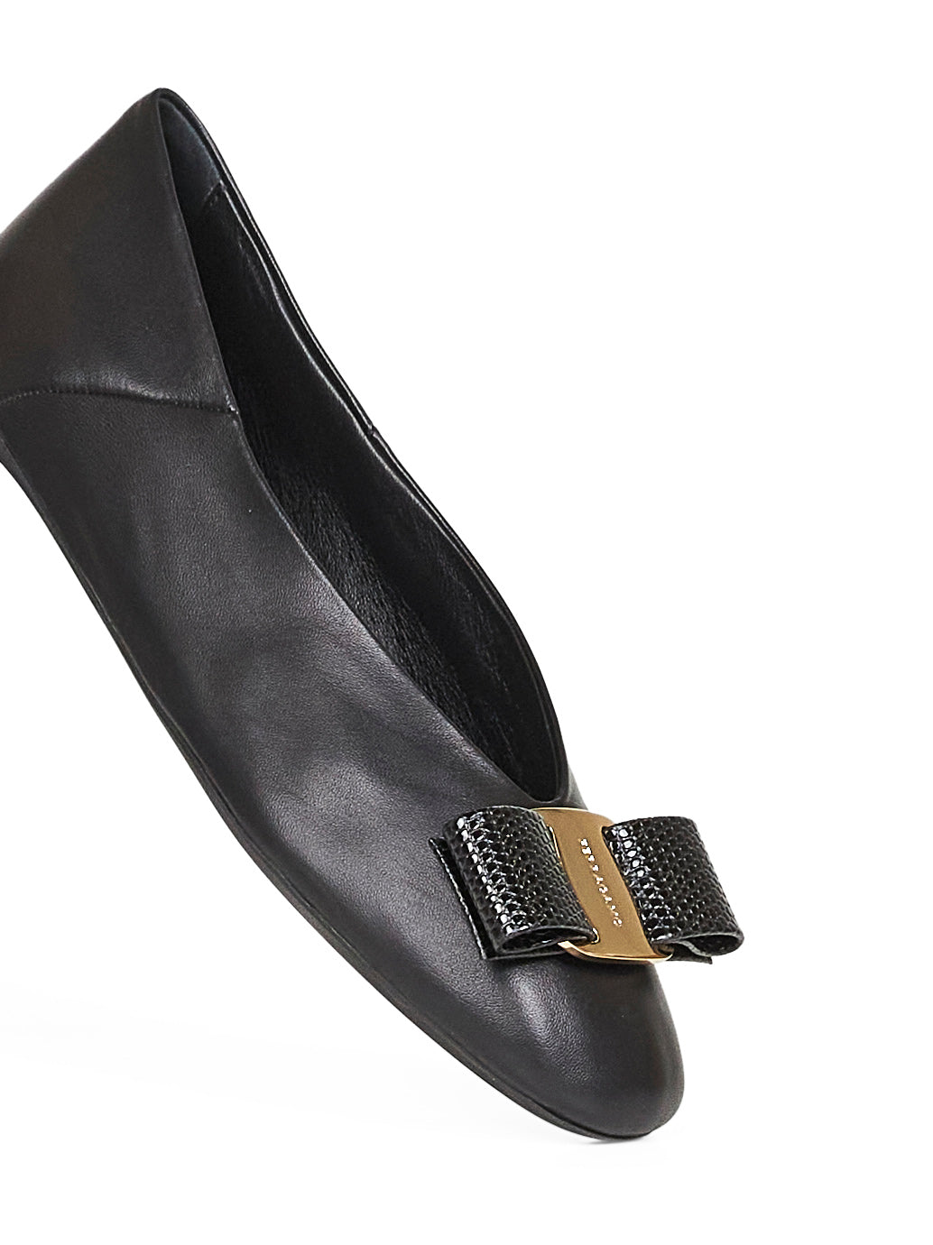 Black Vara bow ballet flats