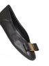 Black Vara bow ballet flats