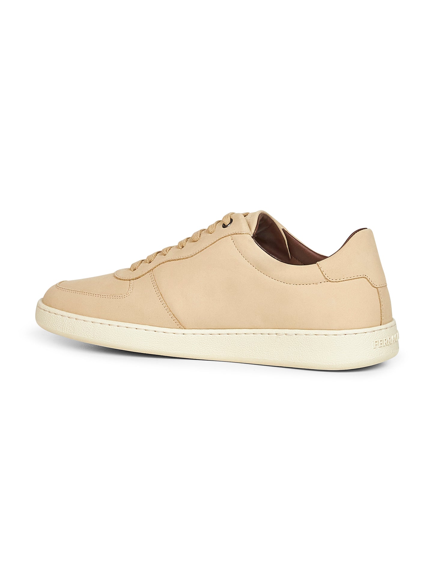 Beige nubuck Adam low-top sneakers