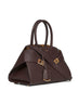 Brown Hug bicolor handbag (M)