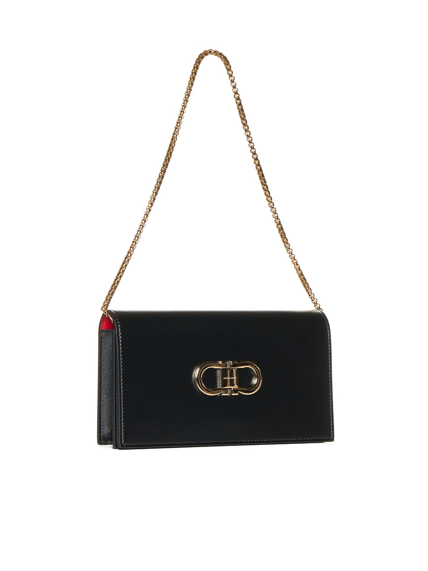 Borsa a tracolla Double Gancini Mini Bag Ferragamo