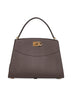 Brown New Ferragamo Studio box bag (M) handbag