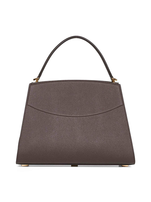 Brown New Ferragamo Studio box bag (M) handbag