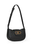 Black Double Gancini mini bag by Ferragamo