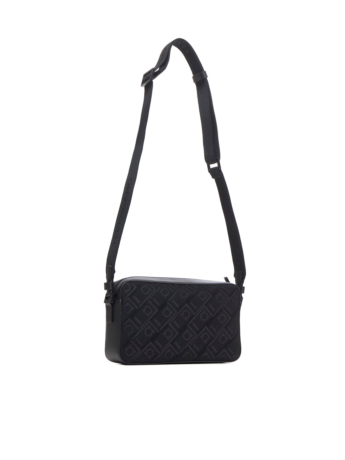 East-West Shoulder Bag with Gancini Buckles by Ferragamo