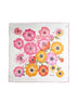 Silk Scarf with Anemone Print