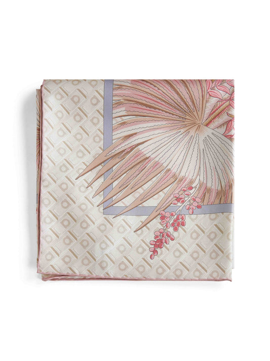Dune print silk twill scarf