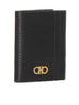 Gancini leather bifold wallet