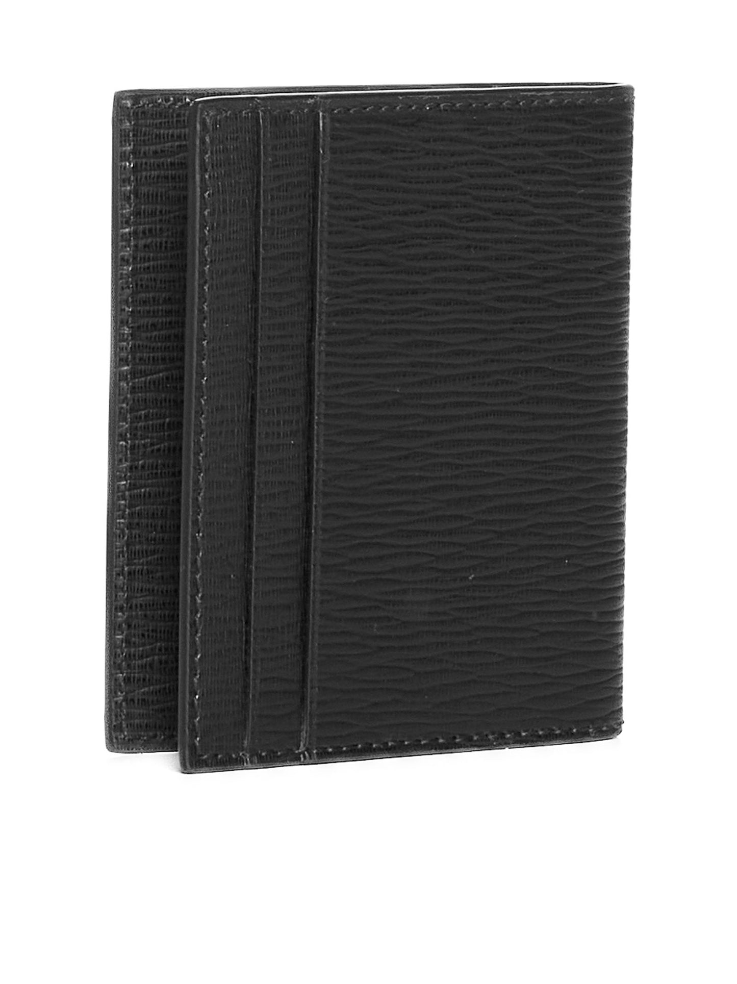 Gancini leather bifold wallet