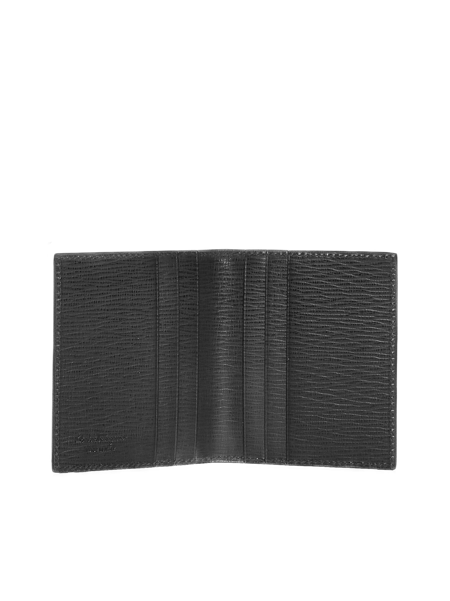 Gancini leather bifold wallet