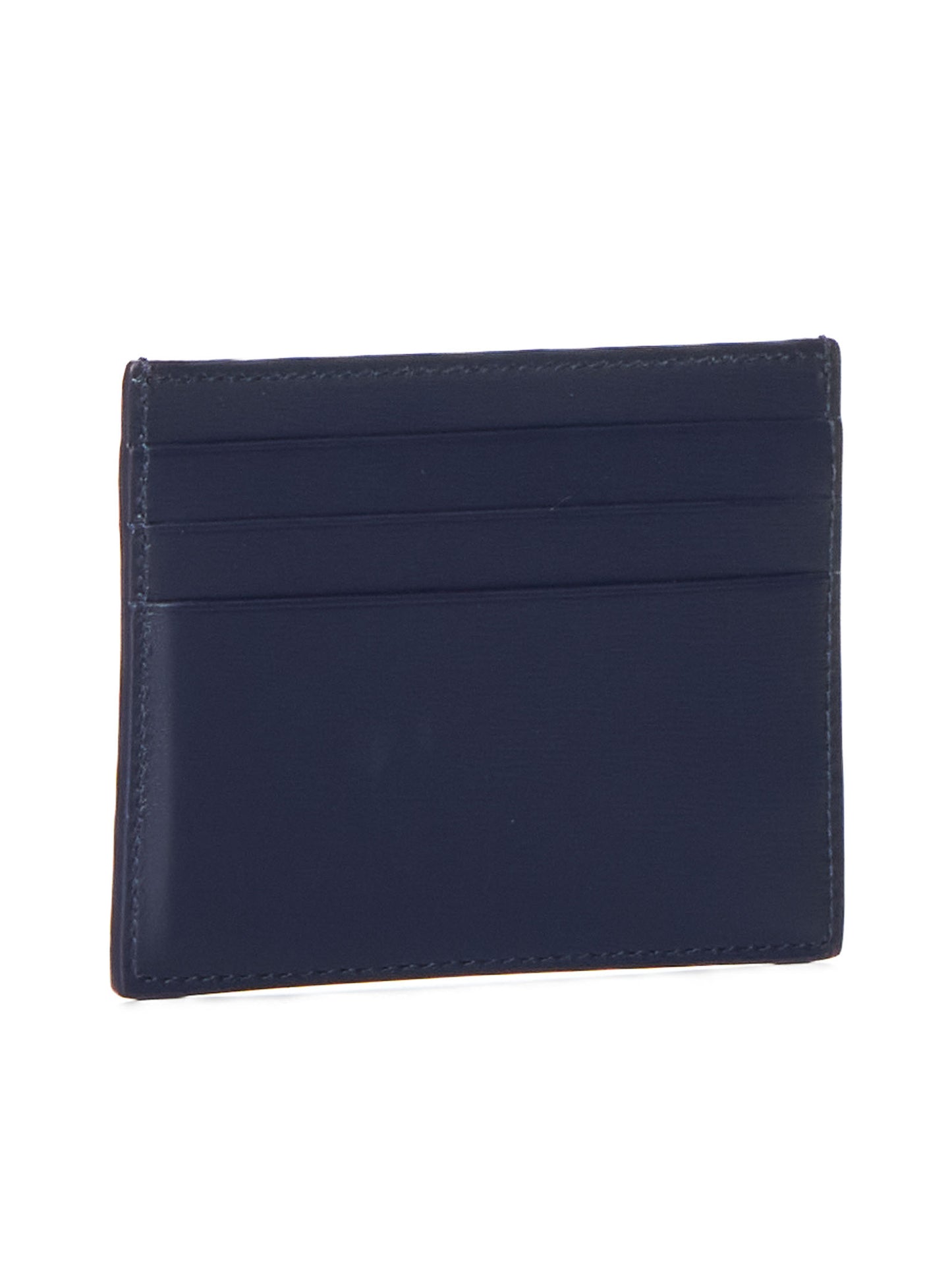 Leather cardholder with logo