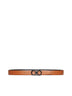 Reversible leather belt