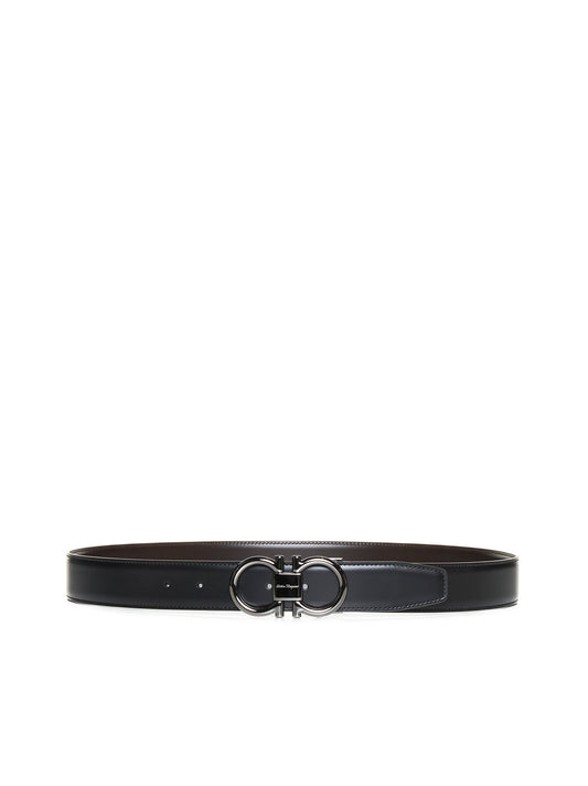 Reversible and adjustable Gancini belt