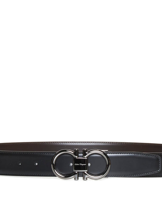 Reversible and adjustable Gancini belt