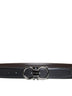 Reversible and adjustable Gancini belt