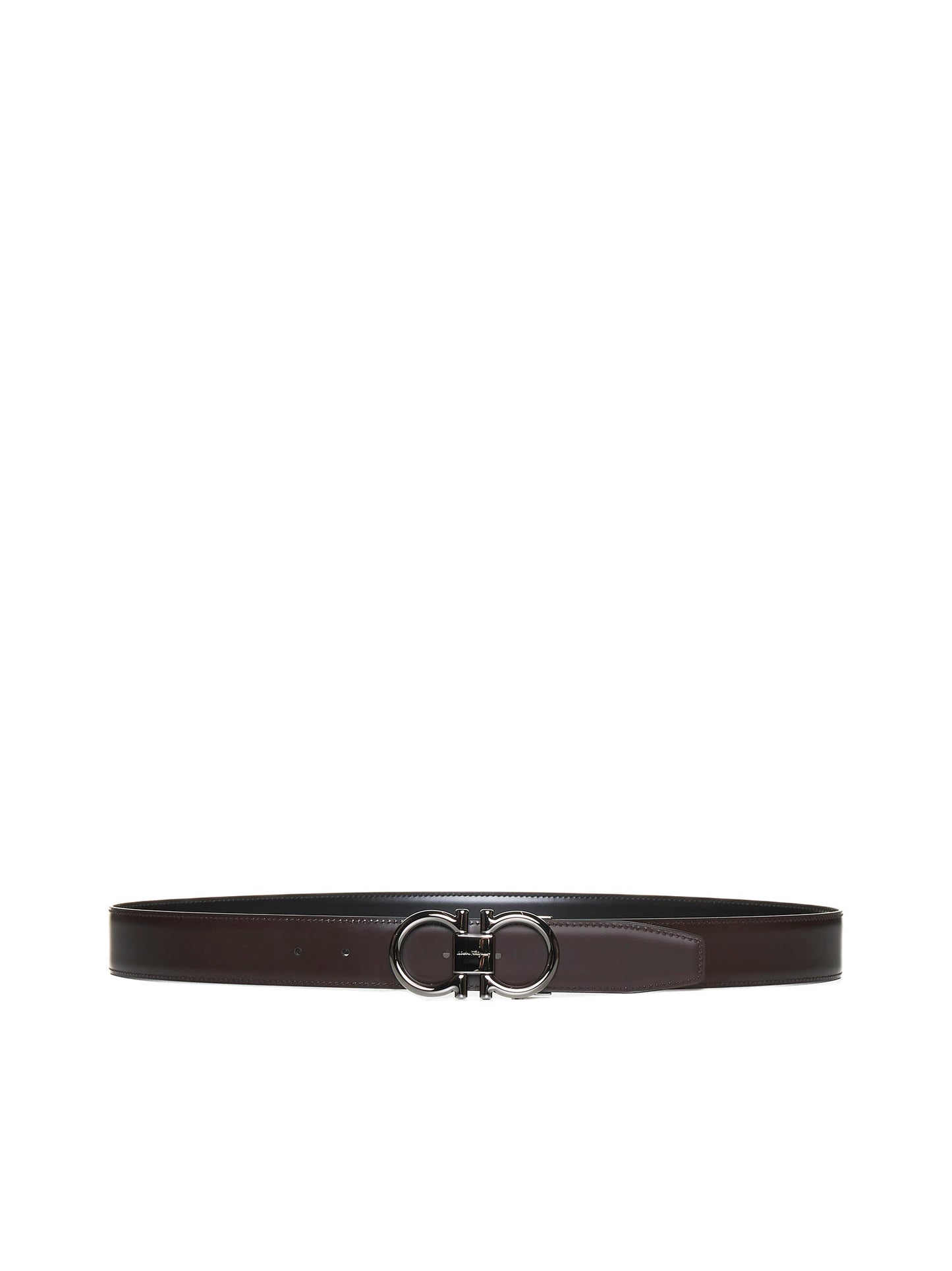 Reversible and adjustable Gancini belt