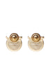 Gancini pearl earrings
