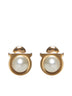 Gancini pearl earrings
