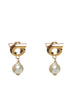 Hook earrings with pearls bijoux