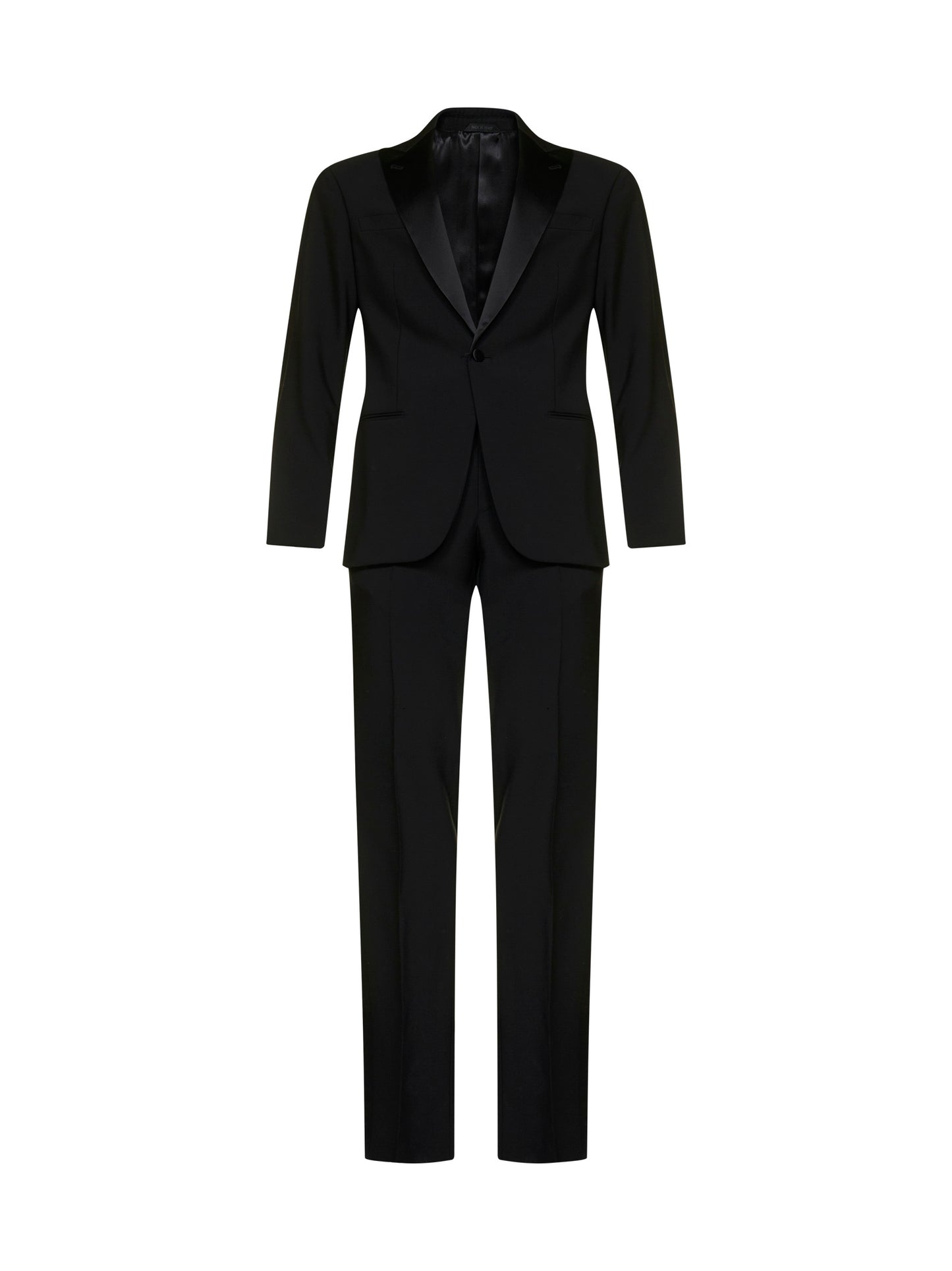 Black wool Icon Soho tuxedo suit