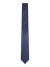 Blue monogram jacquard silk tie