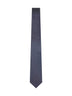 Blue micro-pattern jacquard silk tie