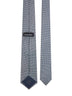 Blue jacquard silk tie