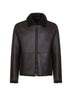 Brown sheepskin blouson
