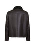 Brown sheepskin blouson