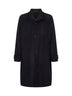 Blue double cashmere cloth coat