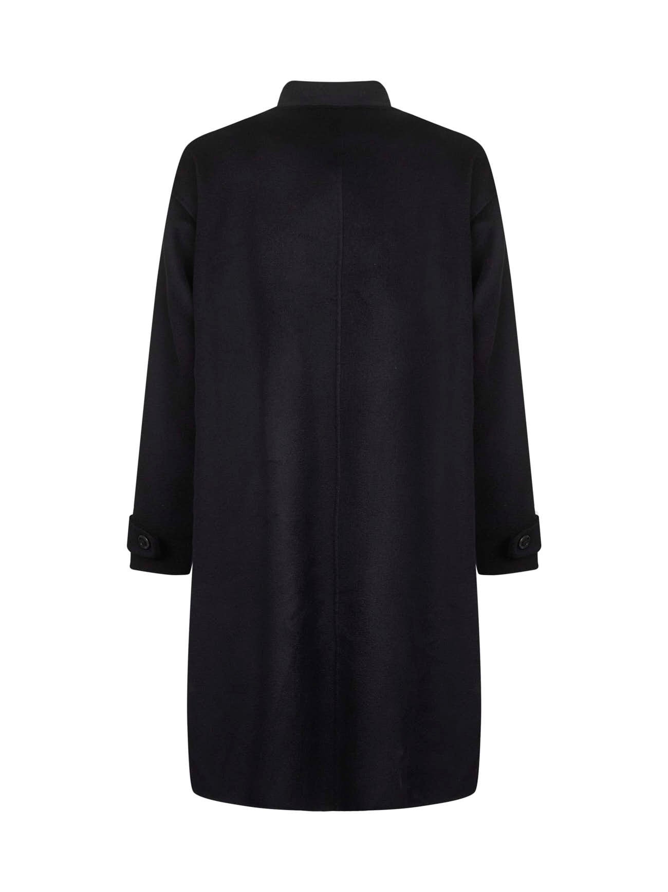 Blue double cashmere cloth coat
