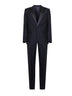 Blue wool twill Icon Soho slim fit tuxedo suit