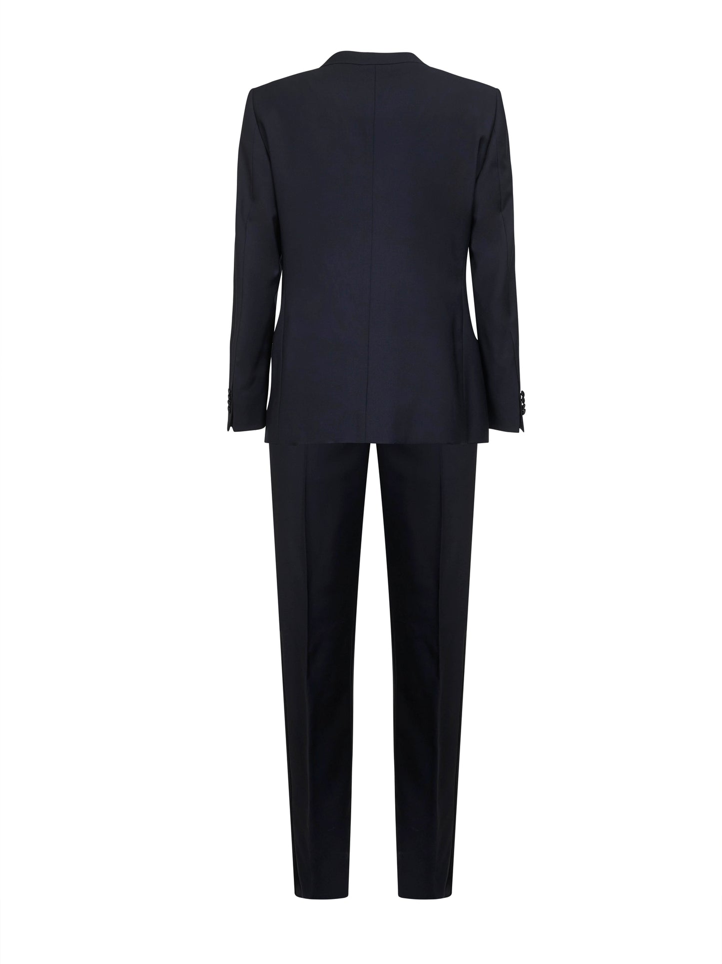 Blue wool twill Icon Soho slim fit tuxedo suit
