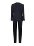 Blue wool twill Icon Soho slim fit tuxedo suit