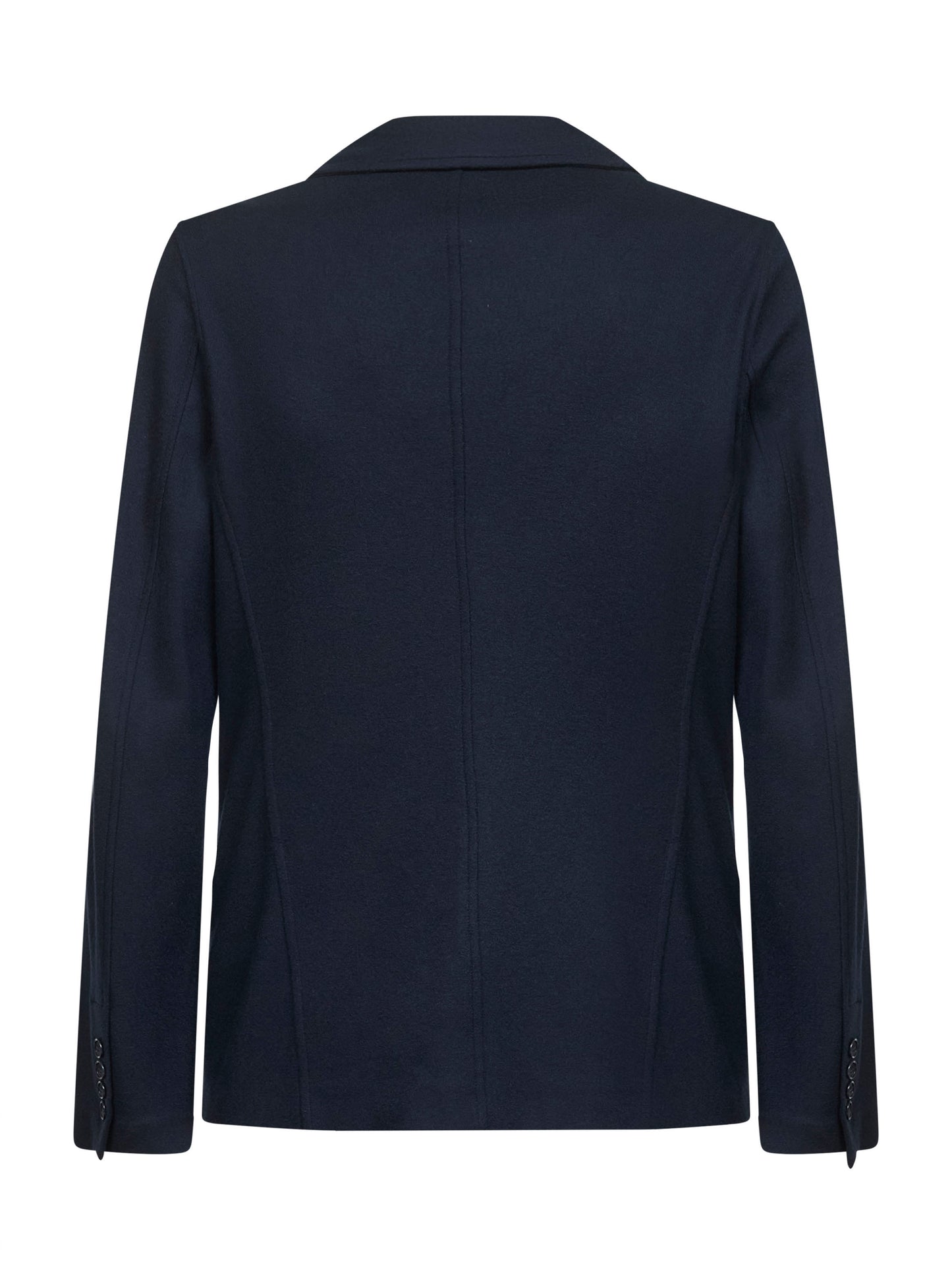 Blue cashmere jersey Icon single-breasted jacket