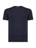 T-shirt girocollo Icon in cashmere blu