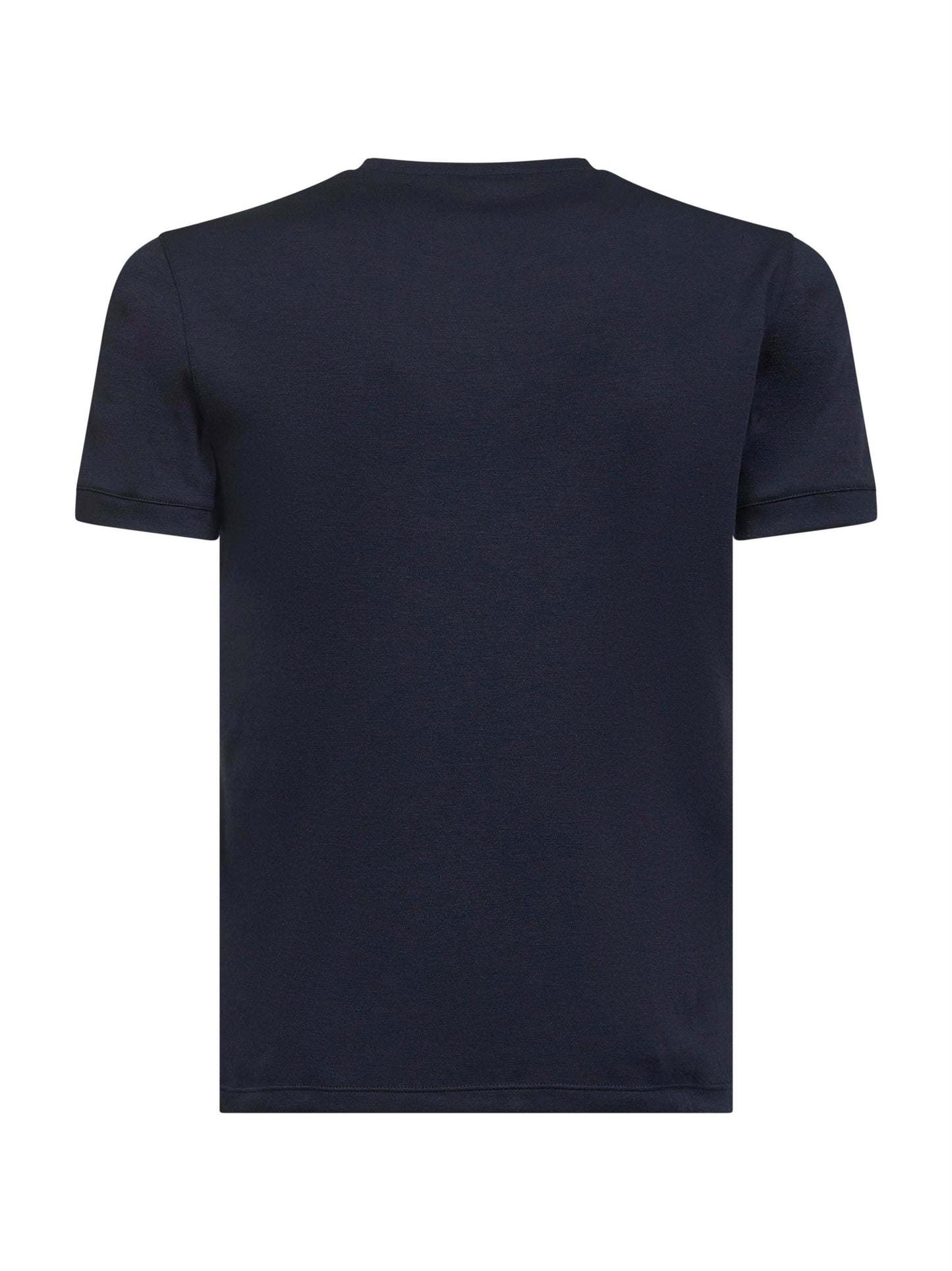 T-shirt girocollo Icon in cashmere blu