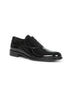 Black patent leather Oxfords