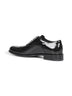 Black patent leather Oxfords