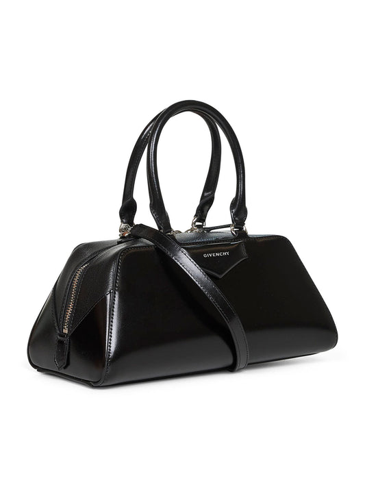 Borsa a mano Antigona East-West piccola nera