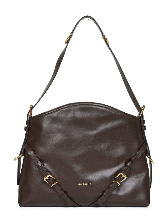 Chocolate Voyou Medium shoulder bag