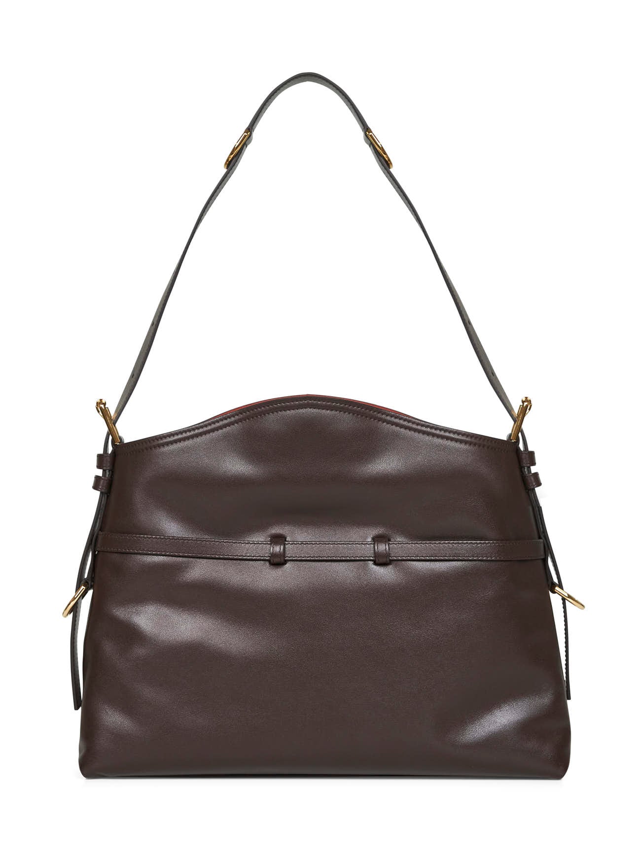 Borsa a spalla Voyou media marrone