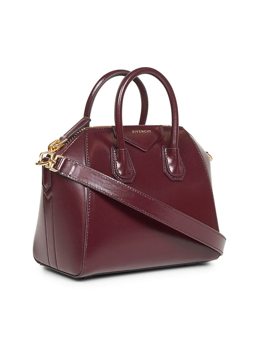 Borsa a mano Antigona mini bordeaux
